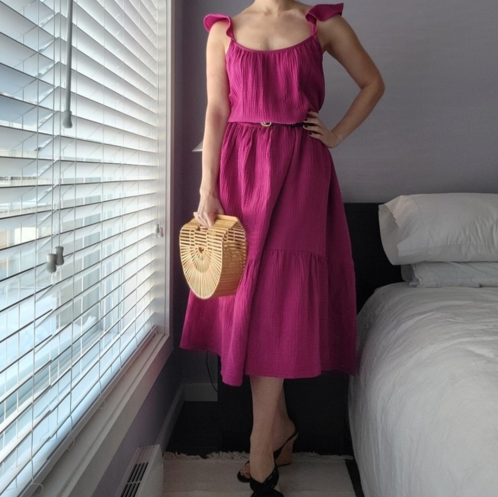BR Fushia Summer Maxi Dress